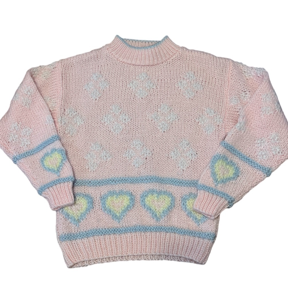 Soft Pink Pastel Women's Cowl Neck Sweater Sz M